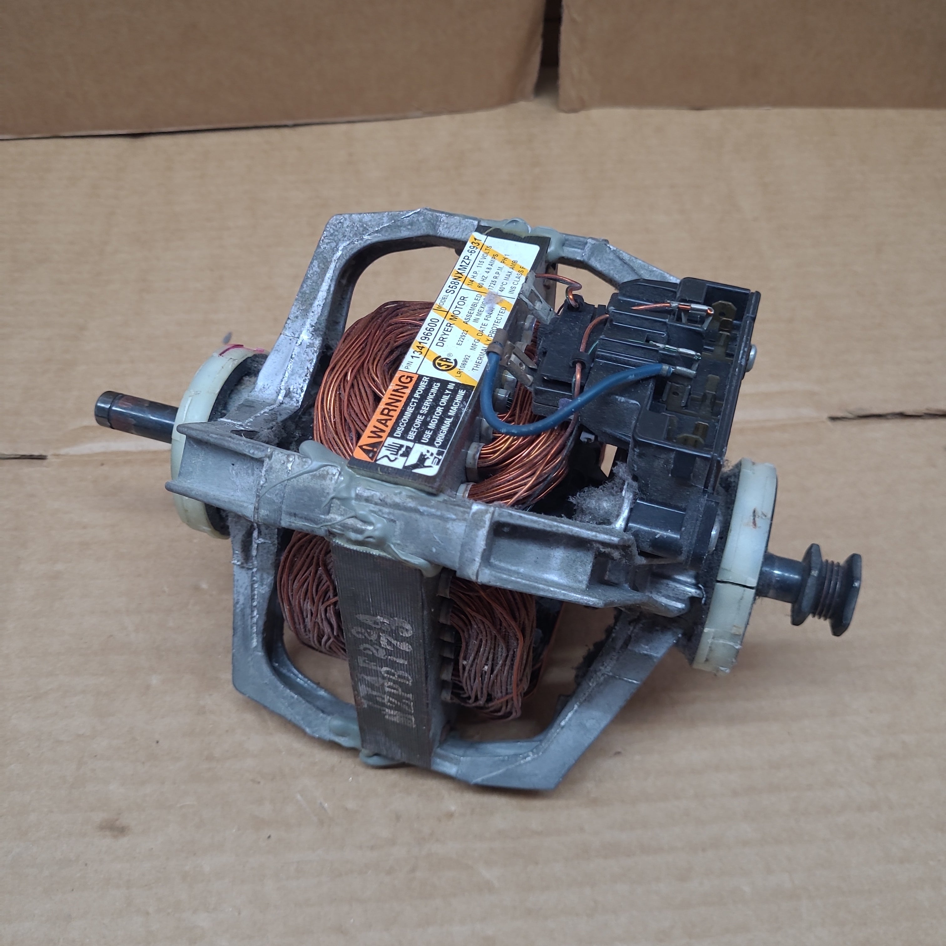 Frigidaire-Dryer-Motor-58NXMZP-6931 Frigidaire-Dryer-Motor-58NXMZP-6931